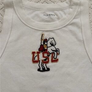 Embroidered USC tank